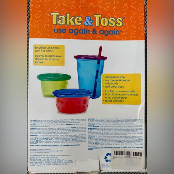 Take & Toss 30 Piece Party Pack NEW IN BOX - Picture 2 of 7